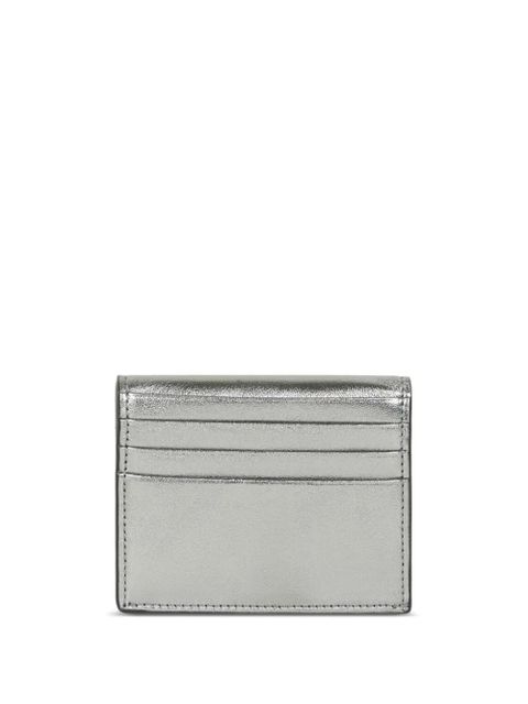 ETRO metallic leather cardholder - Silver - zdjęcie produktu nr 2