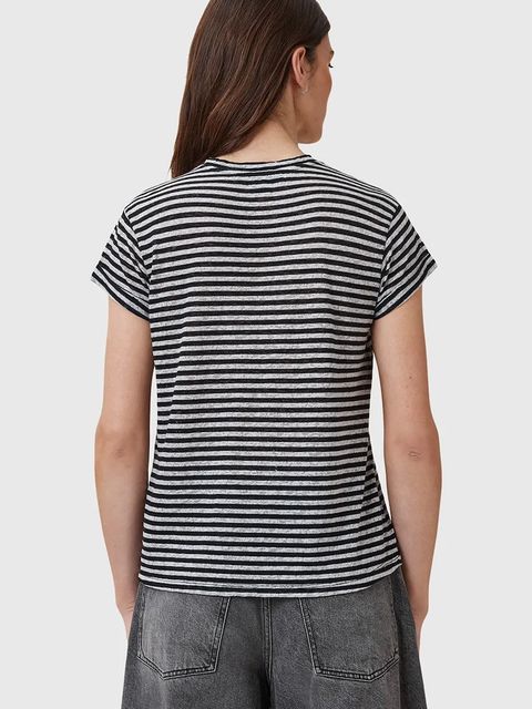 AllSaints t-shirt bawełniany ANNA damskie kolor czarny W007JY