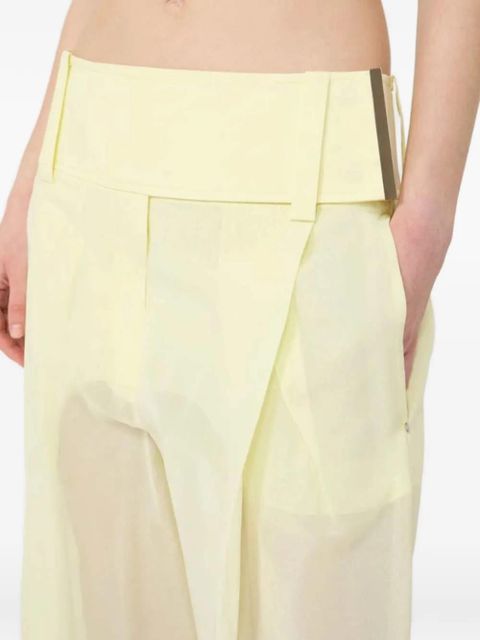 Sportmax wide-leg trousers - Yellow