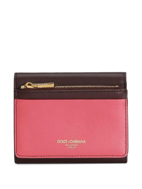 Dolce & Gabbana DG-plaque wallet - Red
