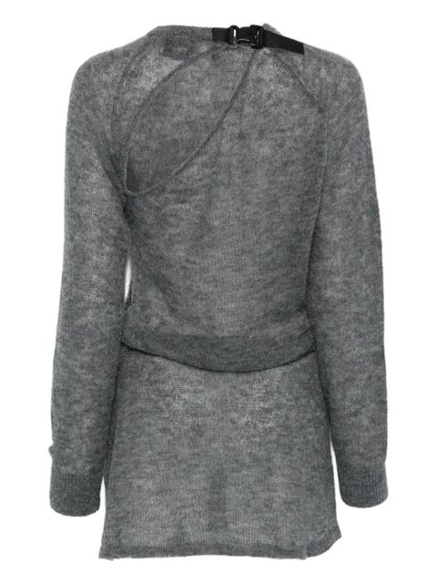 Coperni cut-out knitted dress - Grey - zdjęcie produktu nr 2