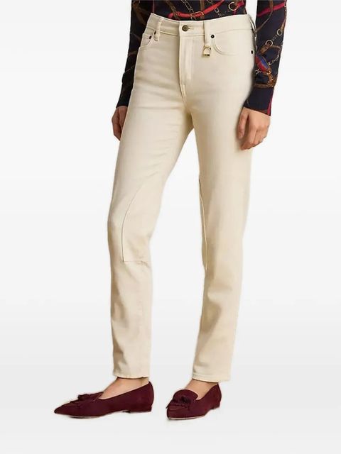 Lauren Ralph Lauren appliqué jeans - Neutrals - zdjęcie produktu nr 1