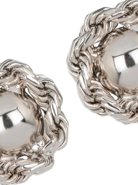 Jennifer Behr Caryann rope earrings - Silver