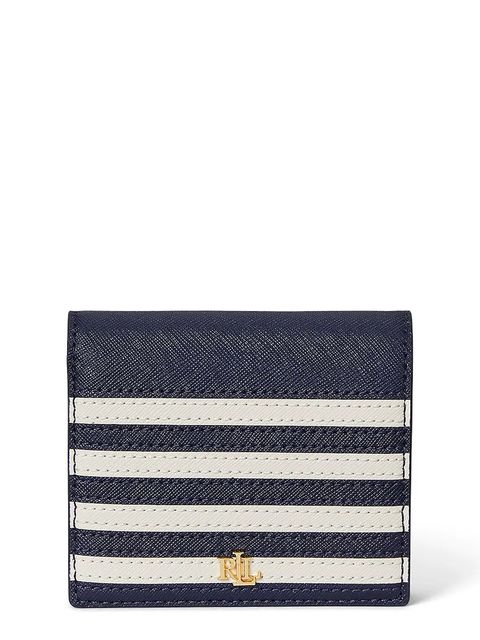 Lauren Ralph Lauren portfel skórzany damski kolor granatowy 432962113 - zdjęcie produktu nr 1