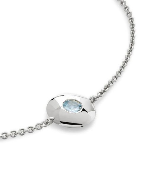 Monica Vinader March Birthstone bracelet - Silver