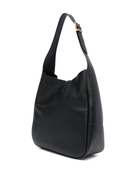 Saint Laurent large Le 5 à 7 leather shoulder bag - Black