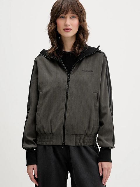 adidas Originals bluza Tailored Tt damska kolor szary wzorzysta JY3523