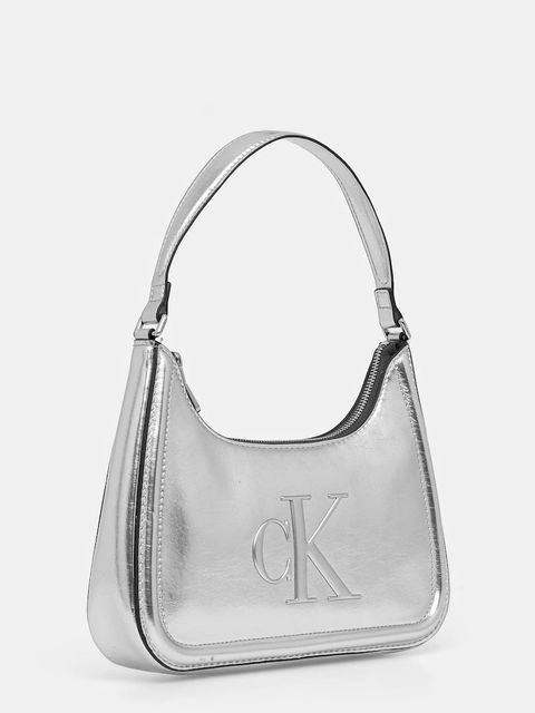 Calvin Klein torebka kolor srebrny LV04F3332G