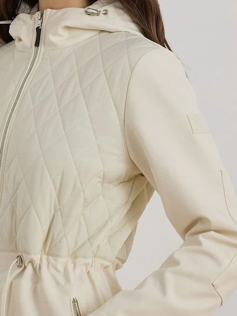 Lauren Ralph Lauren kurtka kolor beżowy przejściowa 297979516