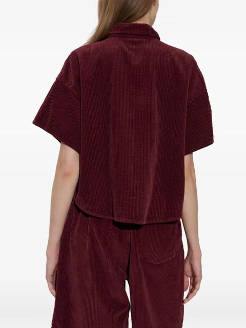 American Vintage Padow corduroy shirt - Red