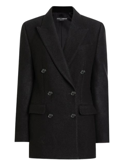 Dolce & Gabbana double-breasted wool blazer - Black - zdjęcie produktu nr 1