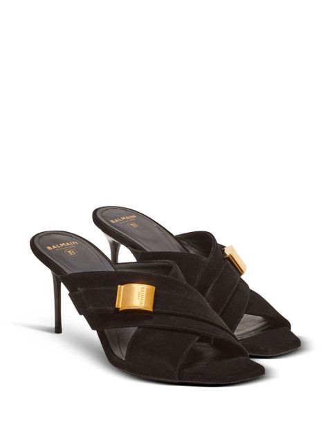 Balmain 75mm Uma sandals - Black