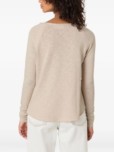 American Vintage Sonoma raglan-sleeve T-shirt - Neutrals