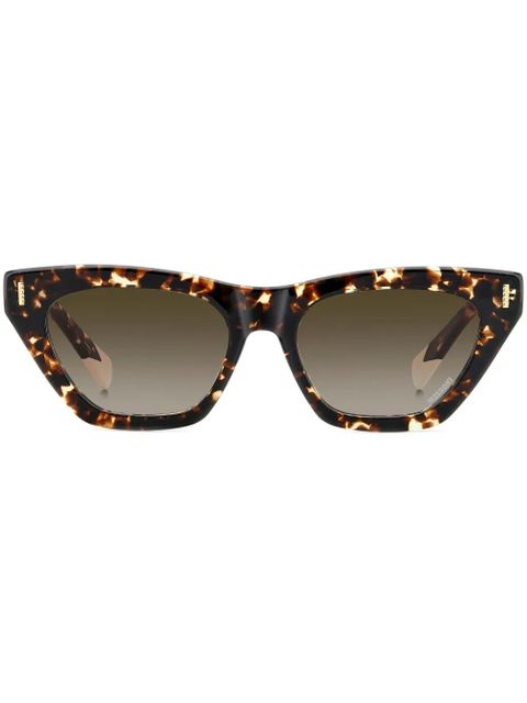 MISSONI EYEWEAR tortoiseshell-effect cat-eye sunglasses - Black - zdjęcie produktu nr 1