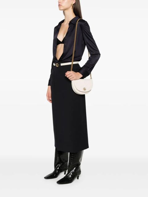 Gucci mini GG Marmont cross body bag - White - zdjęcie produktu nr 2