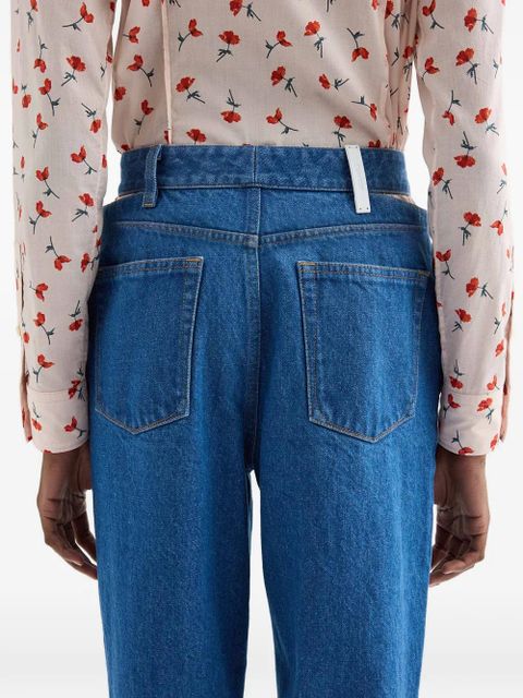 Jil Sander cut-out jeans - Blue