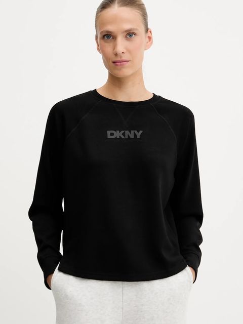 Dkny bluza damska kolor czarny z nadrukiem DP5T9976 - zdjęcie produktu nr 1