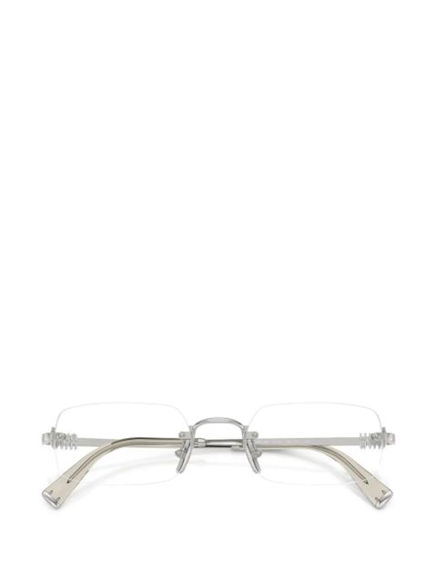 Miu Miu Eyewear rimless glasses - Silver