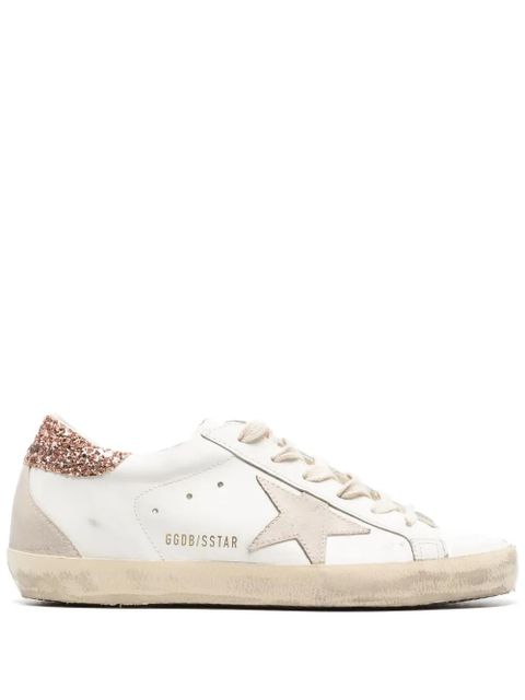 Golden Goose Super-Star low-top leather sneakers - White - zdjęcie produktu nr 1