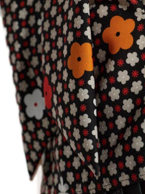 MM6 Maison Margiela floral sleeveless top - Black