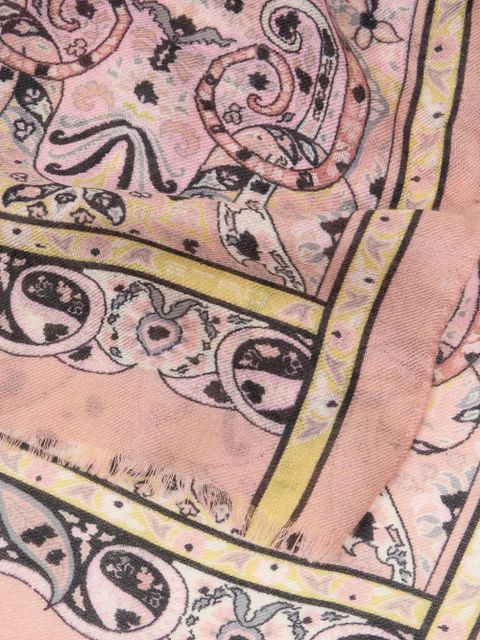 ETRO cashmere-blend scarf - Pink