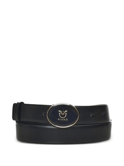 PINKO oval buckle belt - Black - zdjęcie produktu nr 1