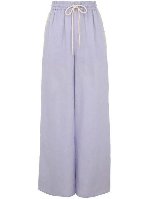 ZIMMERMANN Everly trousers - Blue - zdjęcie produktu nr 1