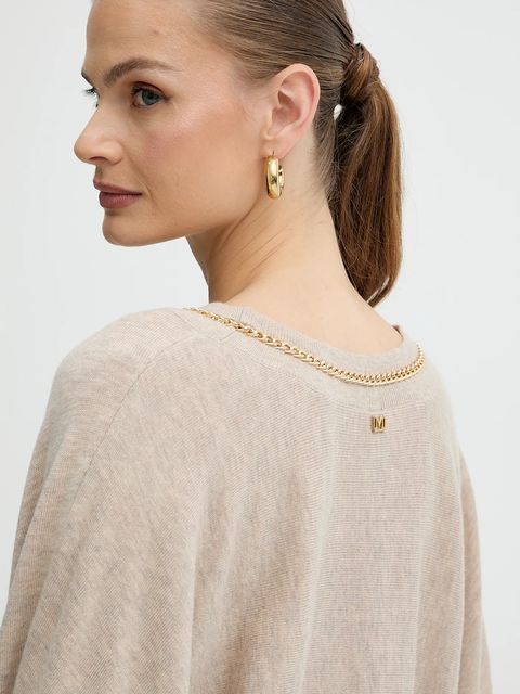 Marciano by Guess sweter z dodatkiem wełny ABEL damski kolor beżowy 5BGR02 5782Z