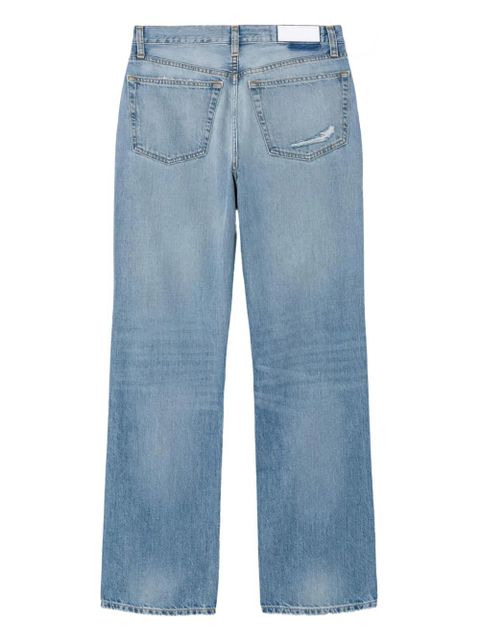 RE/DONE 90s high-rise distressed jeans - Blue