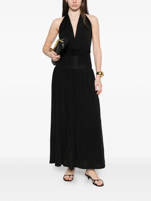 Aya Muse halterneck maxi dress - Black - zdjęcie produktu nr 2