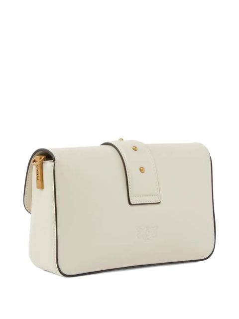 PINKO mini Love cross body bag - White