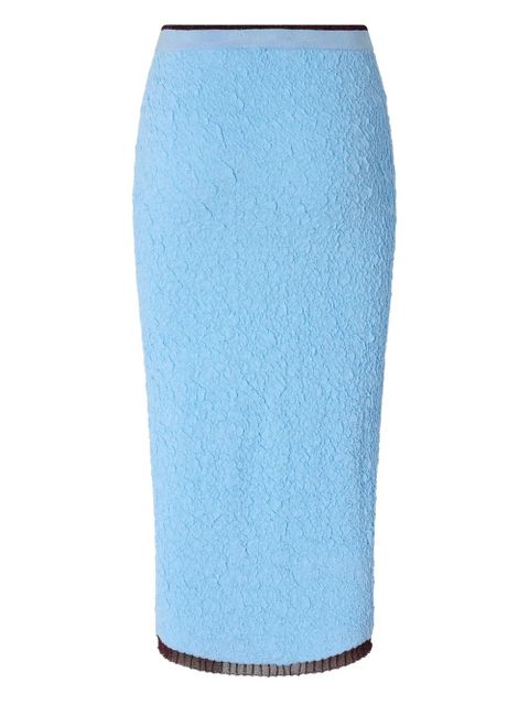 PINKO textured midi skirt - Blue - zdjęcie produktu nr 2
