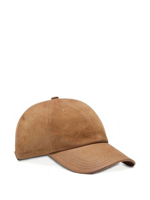 Golden Goose stud suede cap - Brown