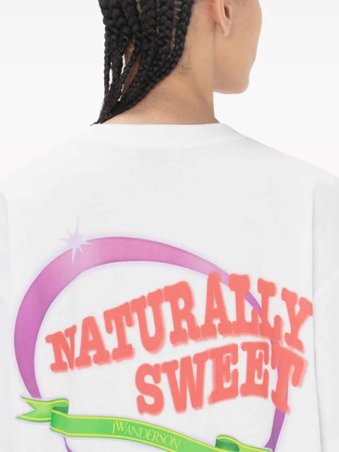 JW Anderson Naturally Sweet cotton T-shirt - White