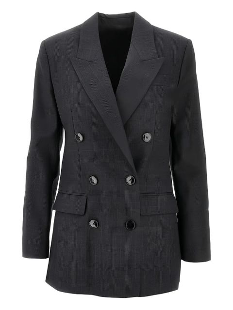 ISABEL MARANT double-breasted checked jacket - Grey - zdjęcie produktu nr 1