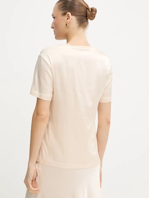 Silvian Heach t-shirt OREILLE damski kolor beżowy GPA25530BL
