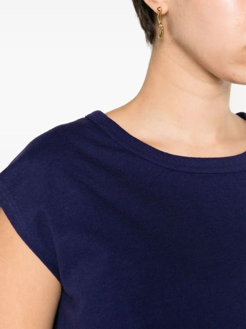 LEMAIRE cap-sleeve jersey T-shirt - Purple