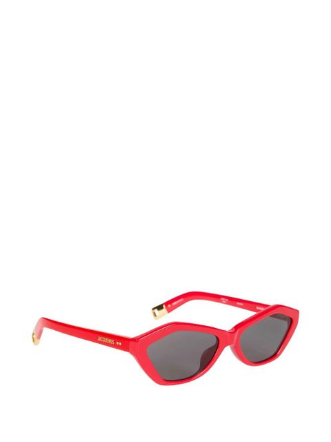 Jacquemus bambino geometric-frame sunglasses - Red - zdjęcie produktu nr 2