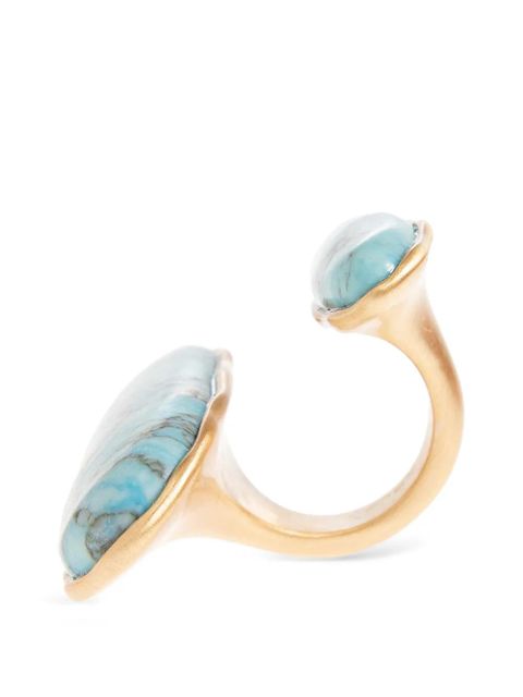 Cult Gaia Ami turquoise ring - Gold