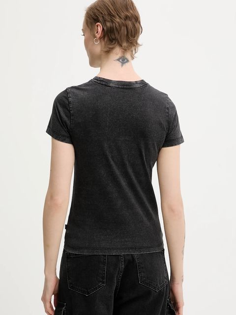 Guess Jeans t-shirt bawełniany damski kolor czarny W5BI26 I3Z14