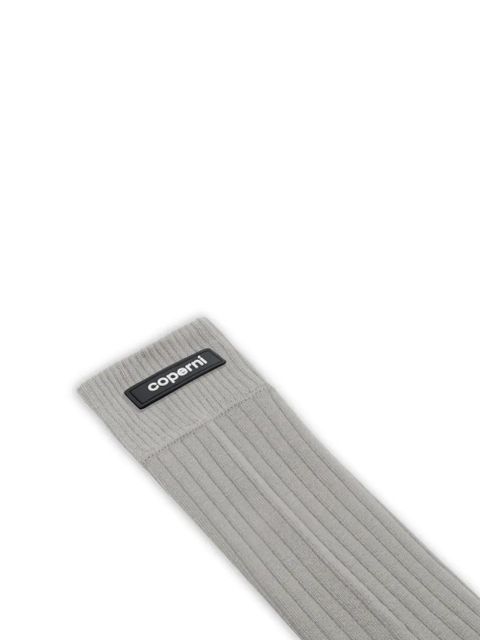Coperni 5T logo-detail socks - Grey - zdjęcie produktu nr 2