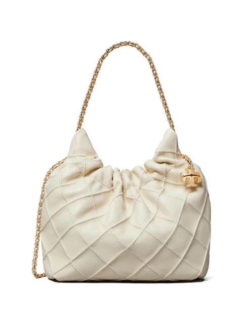 Tory Burch mini Fleming soft hobo bag - Neutrals - zdjęcie produktu nr 1