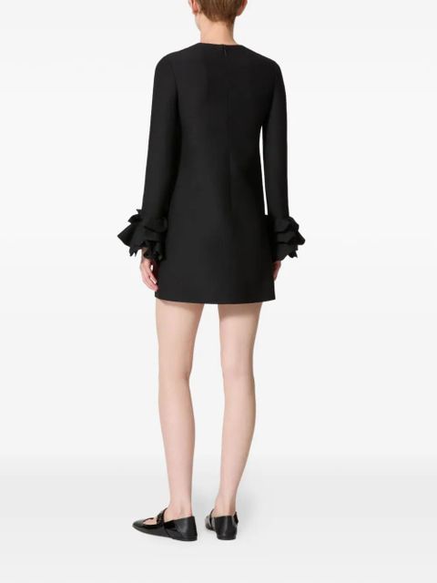Valentino Garavani Crepe Couture embroidered mini dress - Black