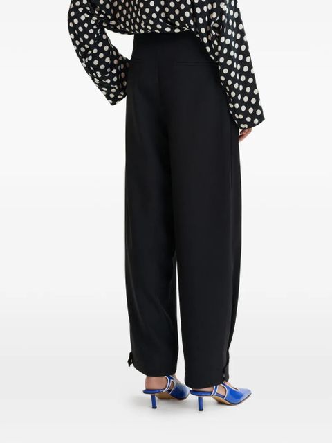 Essentiel Antwerp barrel-leg pleated trousers - Black