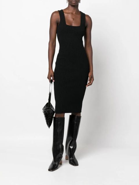 WARDROBE.NYC sleeveless midi dress - Black - zdjęcie produktu nr 2