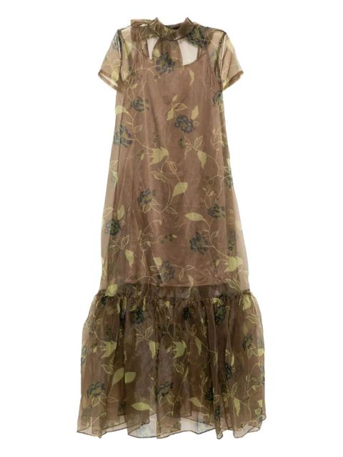 STAUD Calluna dress - Brown