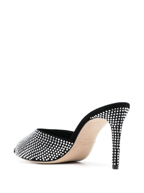 Paris Texas crystal-embellished sandals - Black