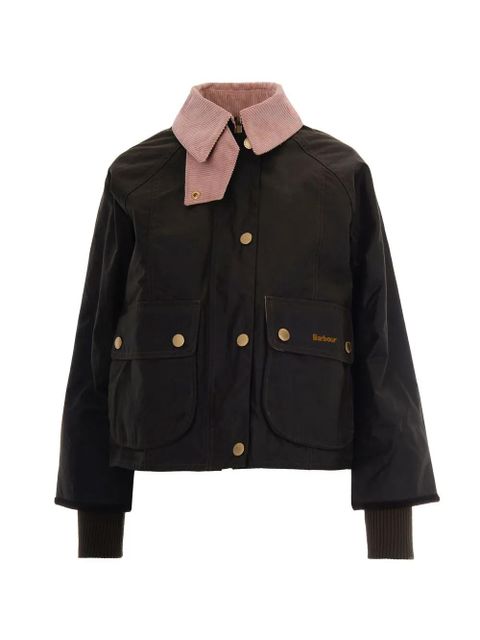 Barbour Beadnell cropped jacket - Brown - zdjęcie produktu nr 1