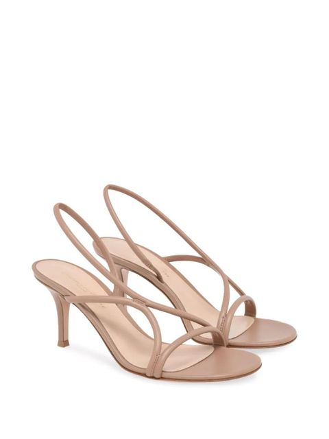 Gianvito Rossi Ellis slingback leather sandals - Neutrals - zdjęcie produktu nr 2