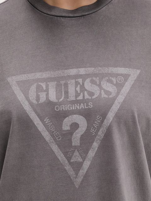 Guess Originals t-shirt bawełniany damski kolor szary M5GI10 K8FQ4 - zdjęcie produktu nr 2
